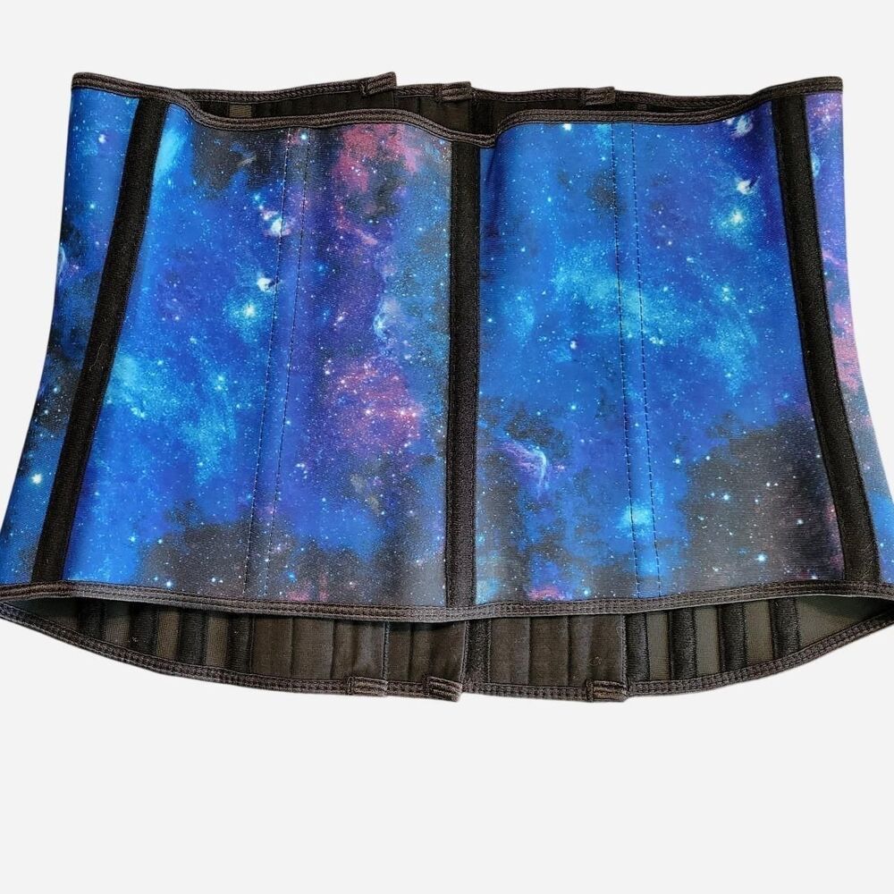 Luxx Curves Women's M Galaxy Corset Waist Trainer Celestial Alt